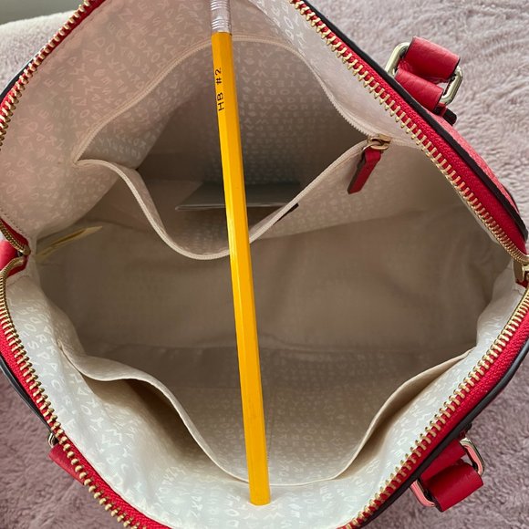 KATE SPADE Bay Street Small Rachelle Satchel and Tellie Wallet in HOT CHILI - Picture 7 of 15